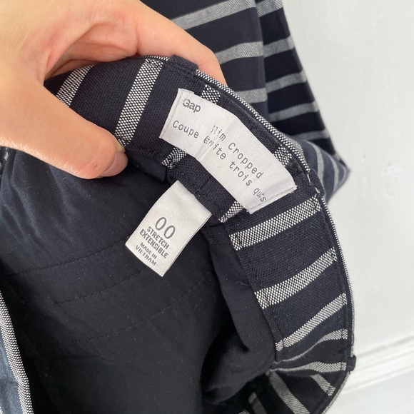 Stripe GAP cigarette trousers - Picture 2 of 4